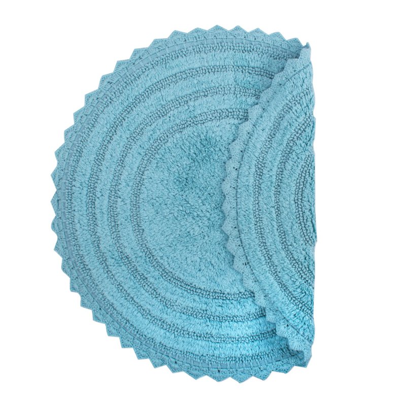 Crochet Collection Reversible Bath Mat, Round