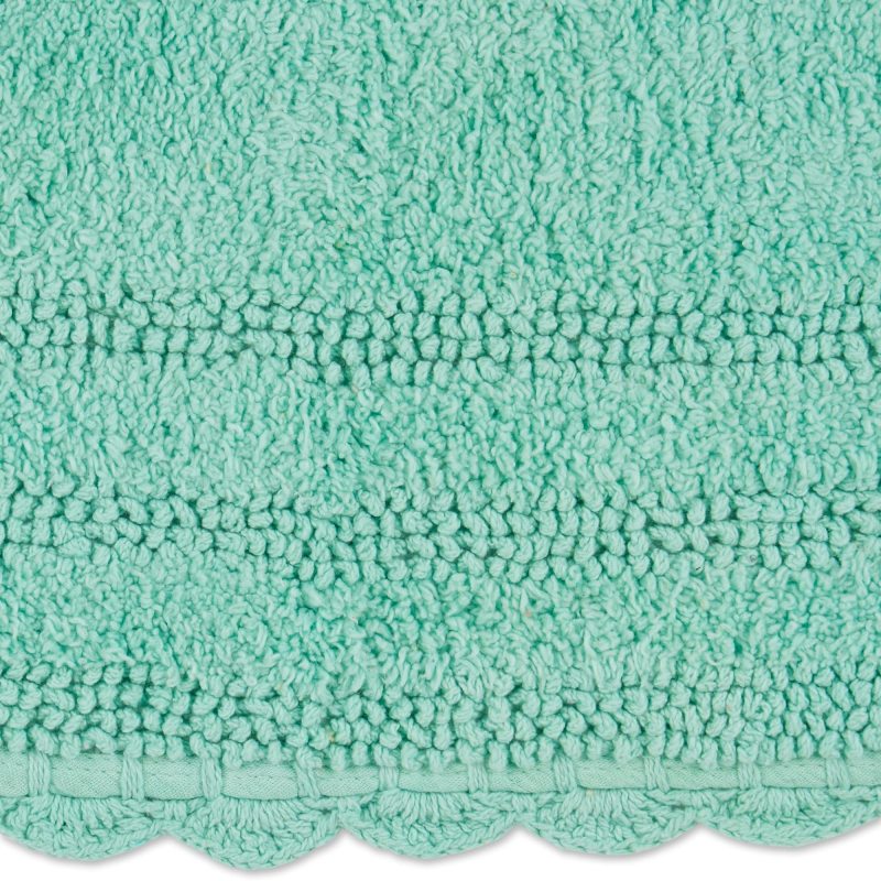 Crochet Collection Reversible Bath Mat, Round