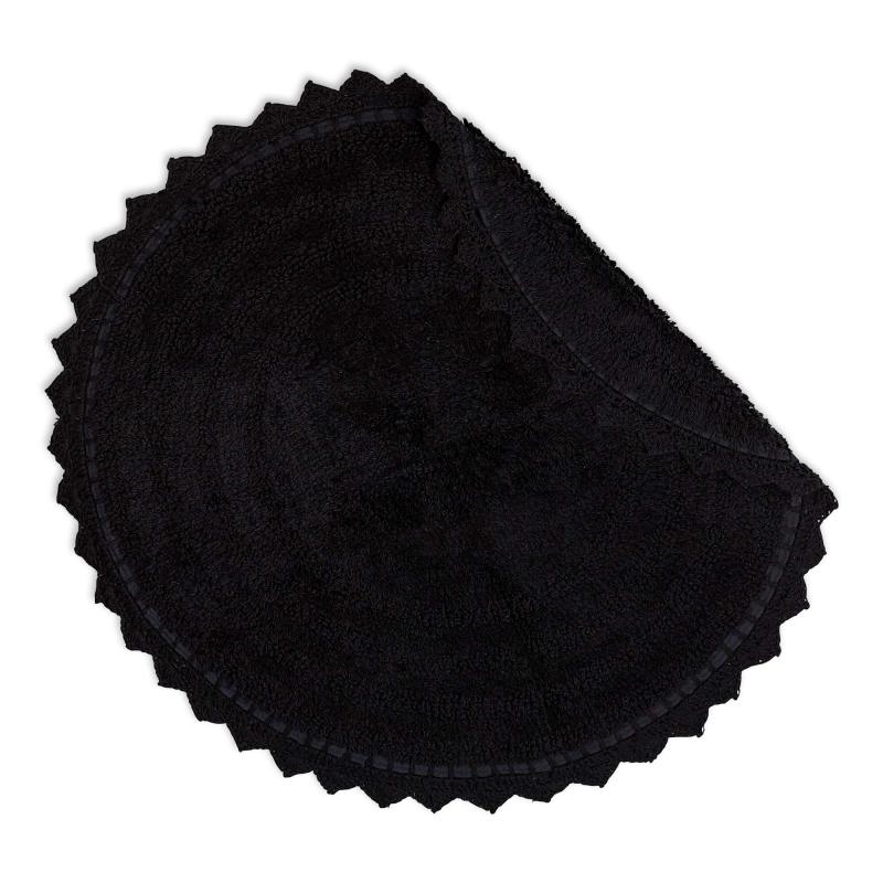 Crochet Collection Reversible Bath Mat, Round