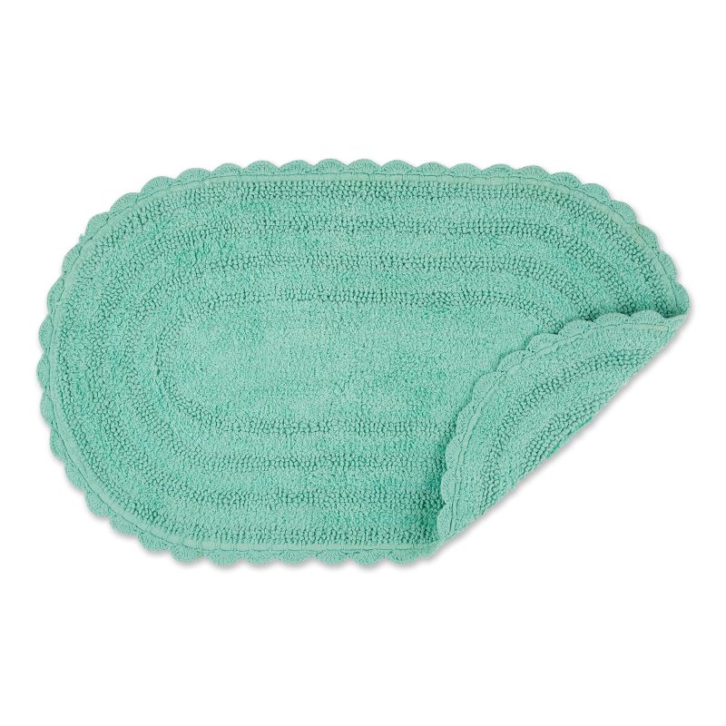Crochet Collection Reversible Bath Mat, Round