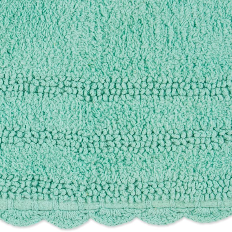 Crochet Collection Reversible Bath Mat, Round