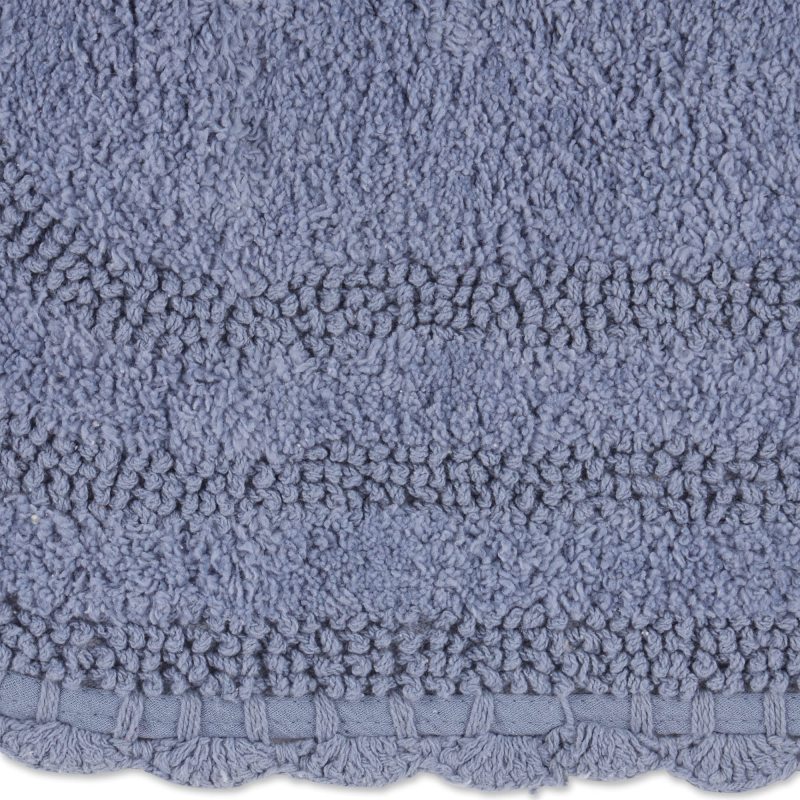 Crochet Collection Reversible Bath Mat, Round