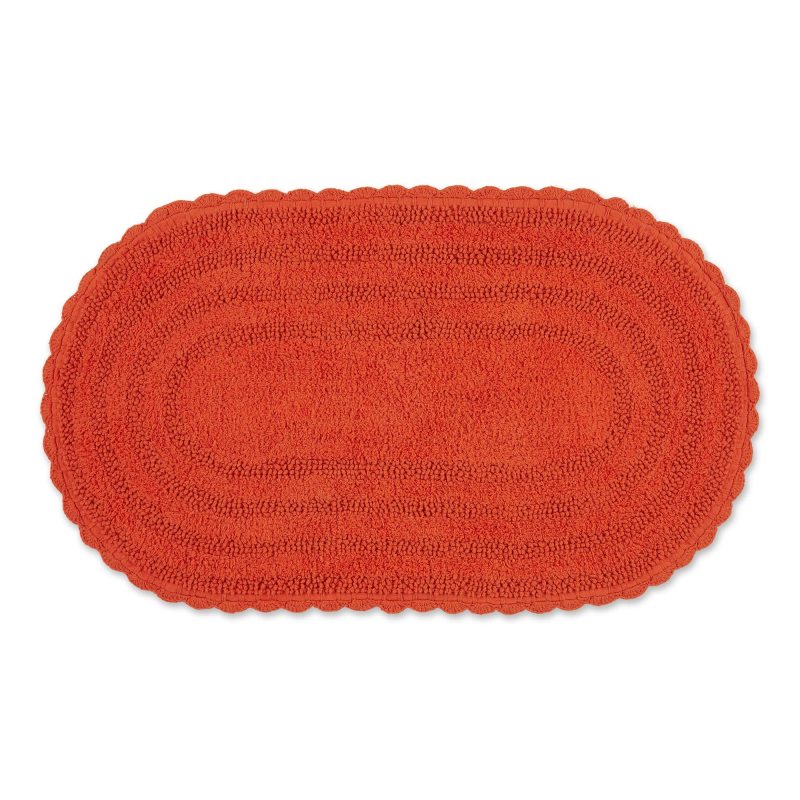 Crochet Collection Reversible Bath Mat, Round