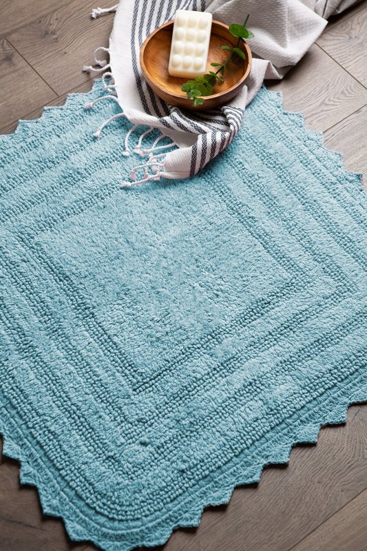Crochet Collection Reversible Bath Mat, Round