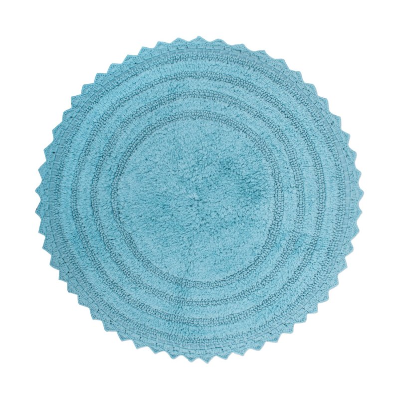 Crochet Collection Reversible Bath Mat, Round