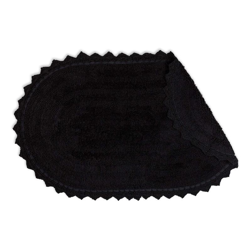 Crochet Collection Reversible Bath Mat, Round
