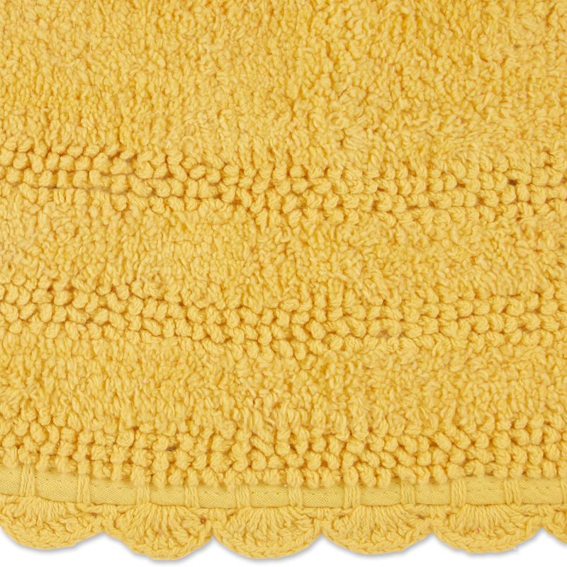 Crochet Collection Reversible Bath Mat, Round