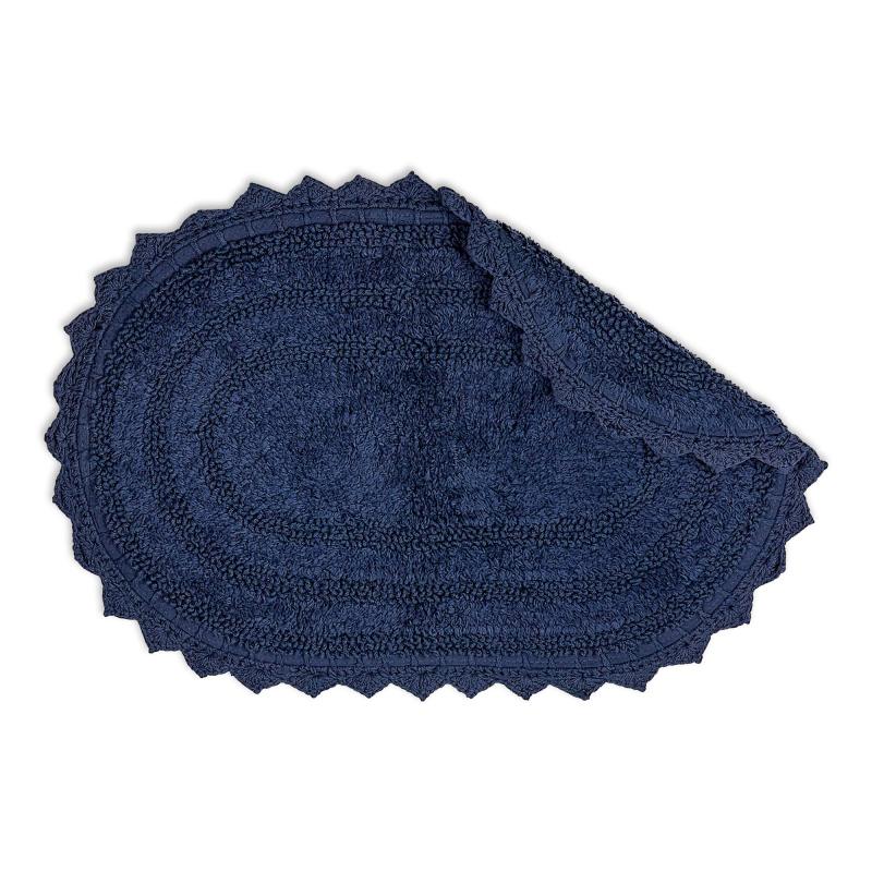 Crochet Collection Reversible Bath Mat, Round