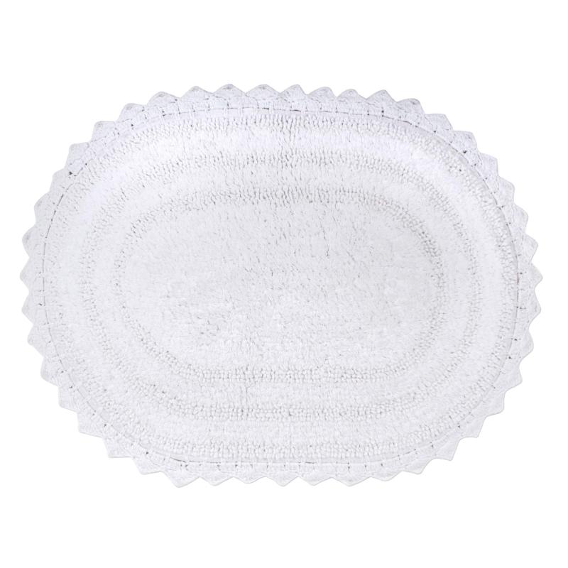 Crochet Collection Reversible Bath Mat, Round