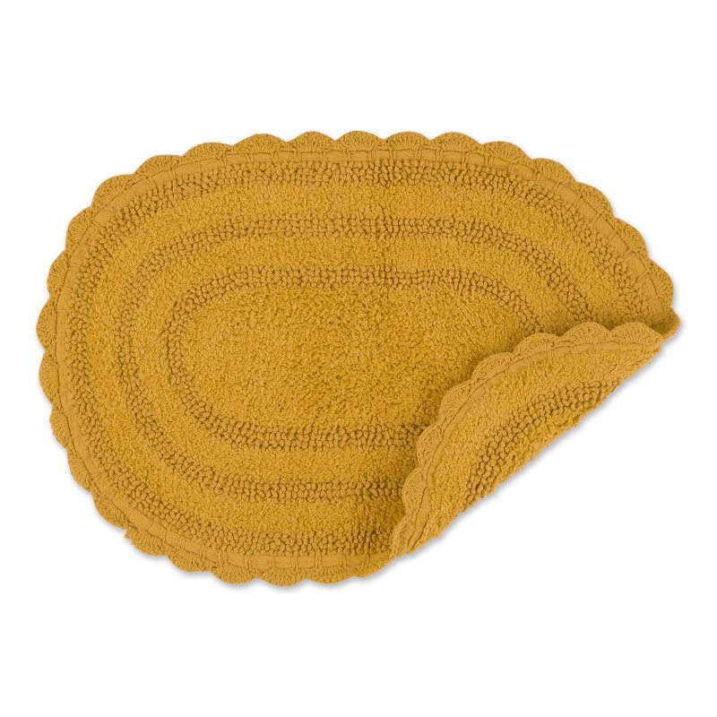Crochet Collection Reversible Bath Mat, Round