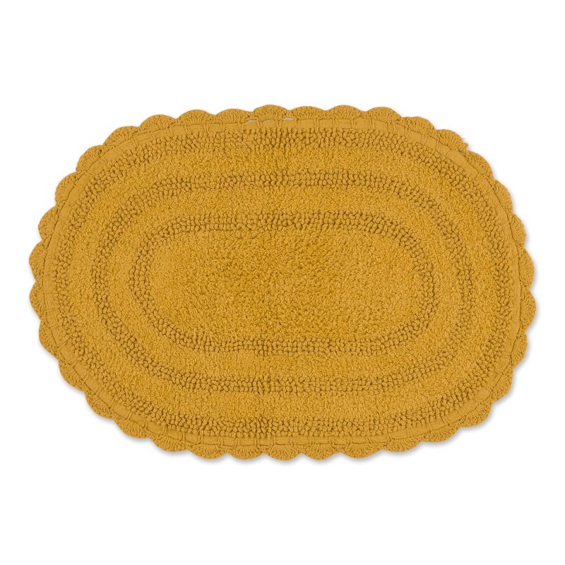 Crochet Collection Reversible Bath Mat, Round