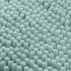 3 Pieces Bathroom Rugs, Ultra Soft Non Slip Absorbent Chenille Toilet Bath Mat Set