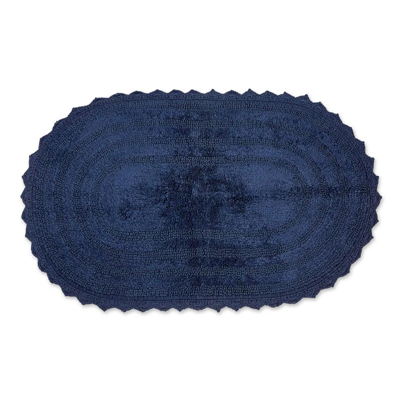 Crochet Collection Reversible Bath Mat, Round