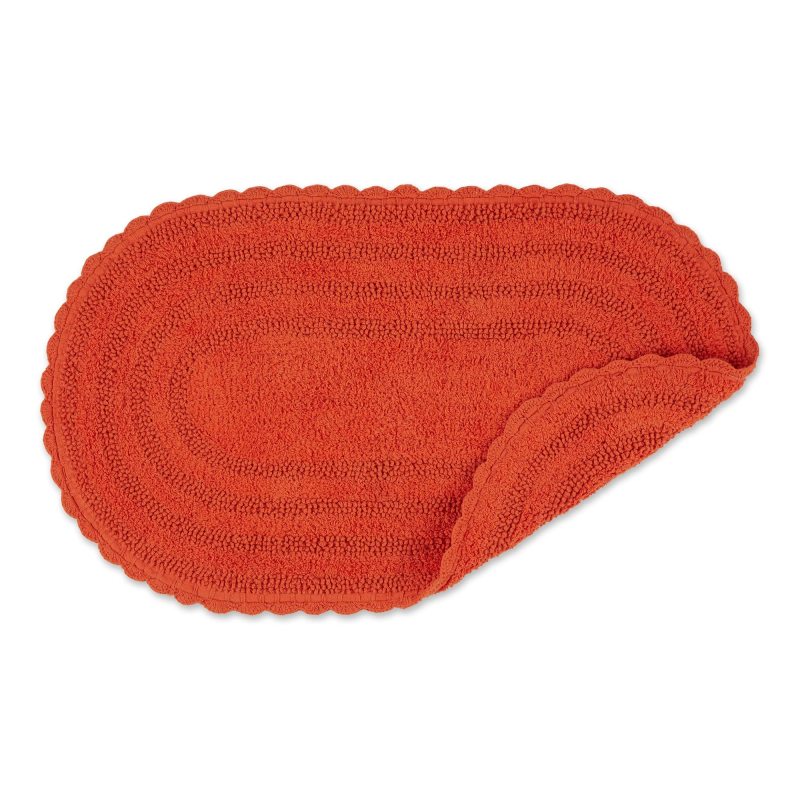 Crochet Collection Reversible Bath Mat, Round