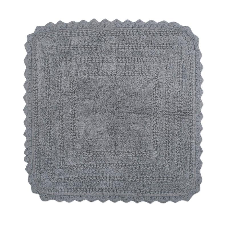 Crochet Collection Reversible Bath Mat, Round