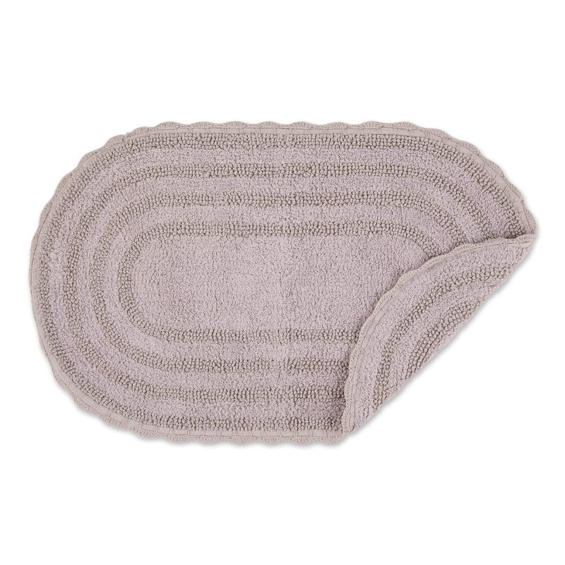 Crochet Collection Reversible Bath Mat, Round