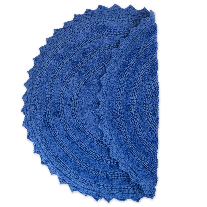 Crochet Collection Reversible Bath Mat, Round