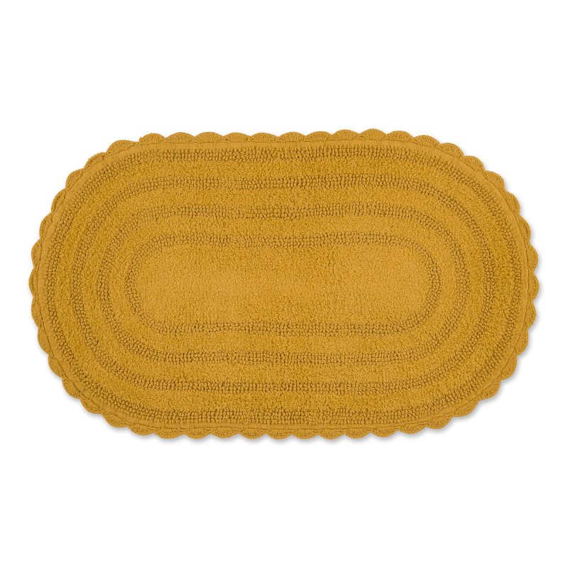 Crochet Collection Reversible Bath Mat, Round