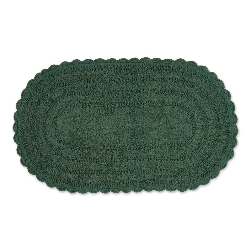 Crochet Collection Reversible Bath Mat, Round