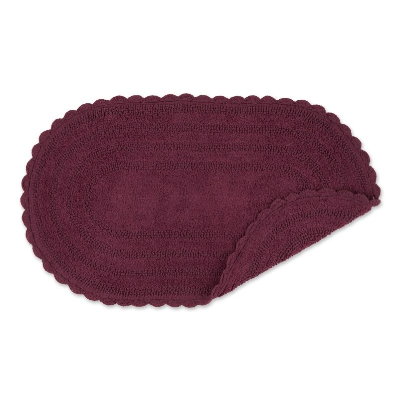 Crochet Collection Reversible Bath Mat, Round