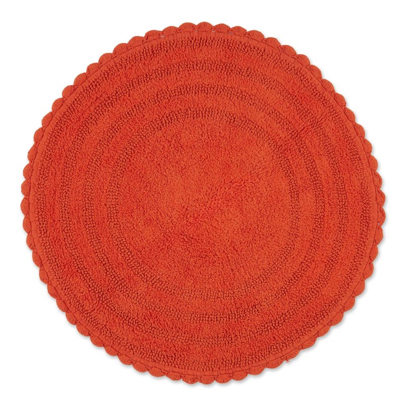 Crochet Collection Reversible Bath Mat, Round
