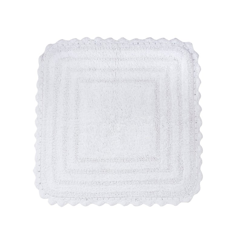 Crochet Collection Reversible Bath Mat, Round