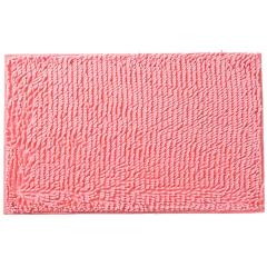 Orange Fall Plush Chenille Bath Rugs Extra Soft and Absorbent Microfiber Shag Rug, Non-Slip Runner Carpet for Tub Bathroom Shower Mat