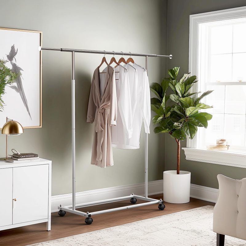 改Simple Houseware Standard Rod Garment Rack