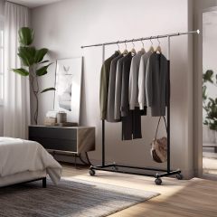 改Simple Houseware Standard Rod Garment Rack