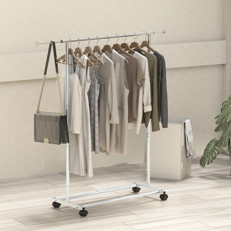 改Simple Houseware Standard Rod Garment Rack