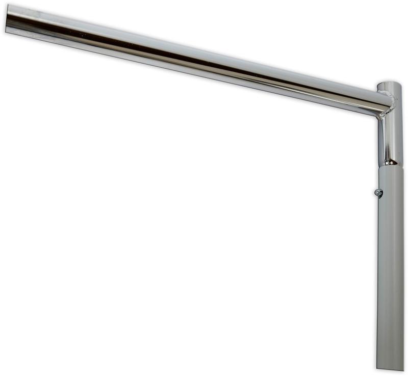 改Simple Houseware Industrial Grade Z-Base Garment Rack, 400lb Load with 62in extra long bar