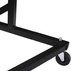 Industrial Grade Z-Base Garment Rack, 400lb Load with 62in extra long bar
