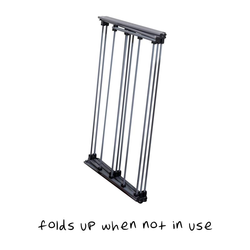 改Honey-Can-Do Oversize Collapsible Clothes Drying Rack DRY-09066 Silver, 50 lbs