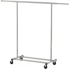 改Simple Houseware Heavy Duty Clothing Garment Rack, Chrome
