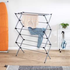改Honey-Can-Do Oversize Collapsible Clothes Drying Rack DRY-09066 Silver, 50 lbs