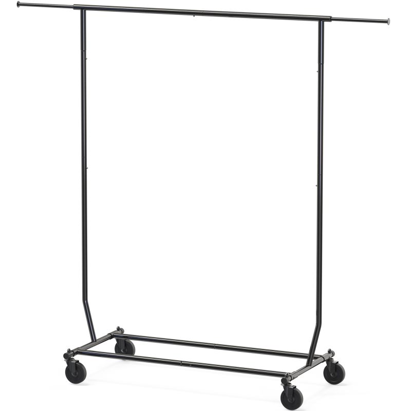 改Simple Houseware Heavy Duty Clothing Garment Rack, Chrome