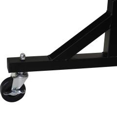 Industrial Grade Z-Base Garment Rack, 400lb Load with 62in extra long bar