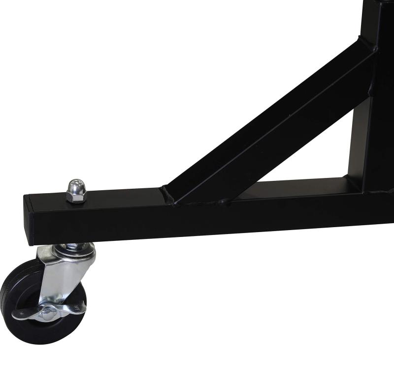 Industrial Grade Z-Base Garment Rack, 400lb Load with 62in extra long bar