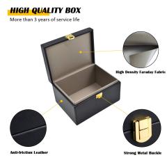 改briidea Faraday Box Key Fob Protector, RFID Signal Blocking Box, Faraday Box Signal Blocking Shielding Box for Car Key