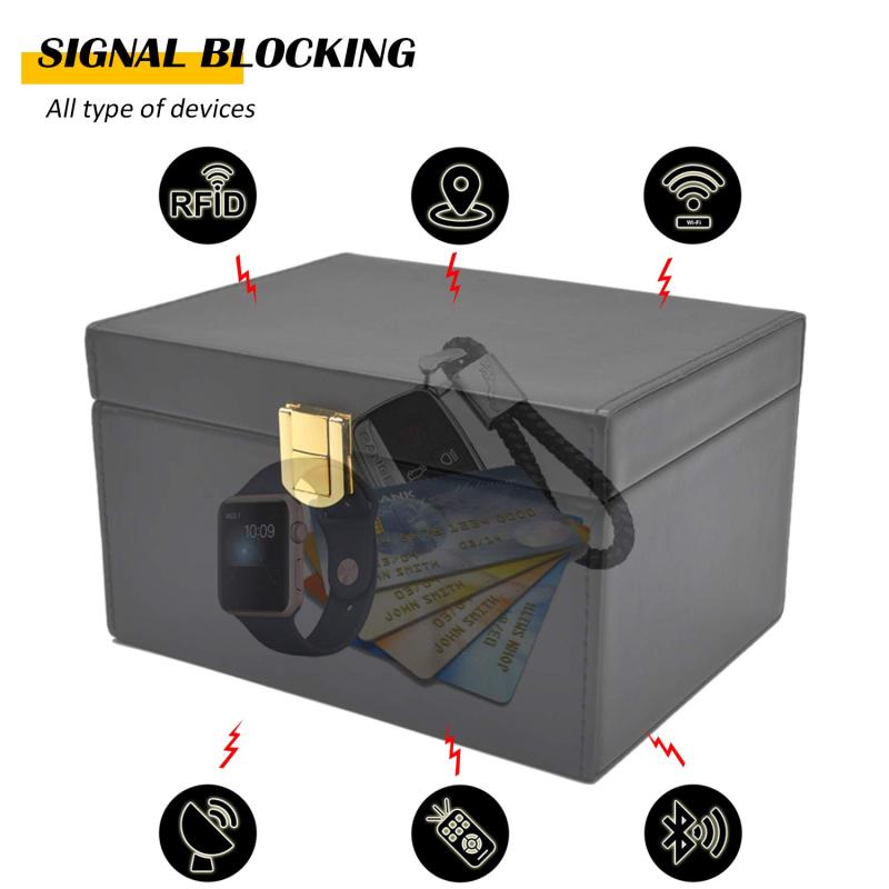 改briidea Faraday Box Key Fob Protector, RFID Signal Blocking Box, Faraday Box Signal Blocking Shielding Box for Car Key
