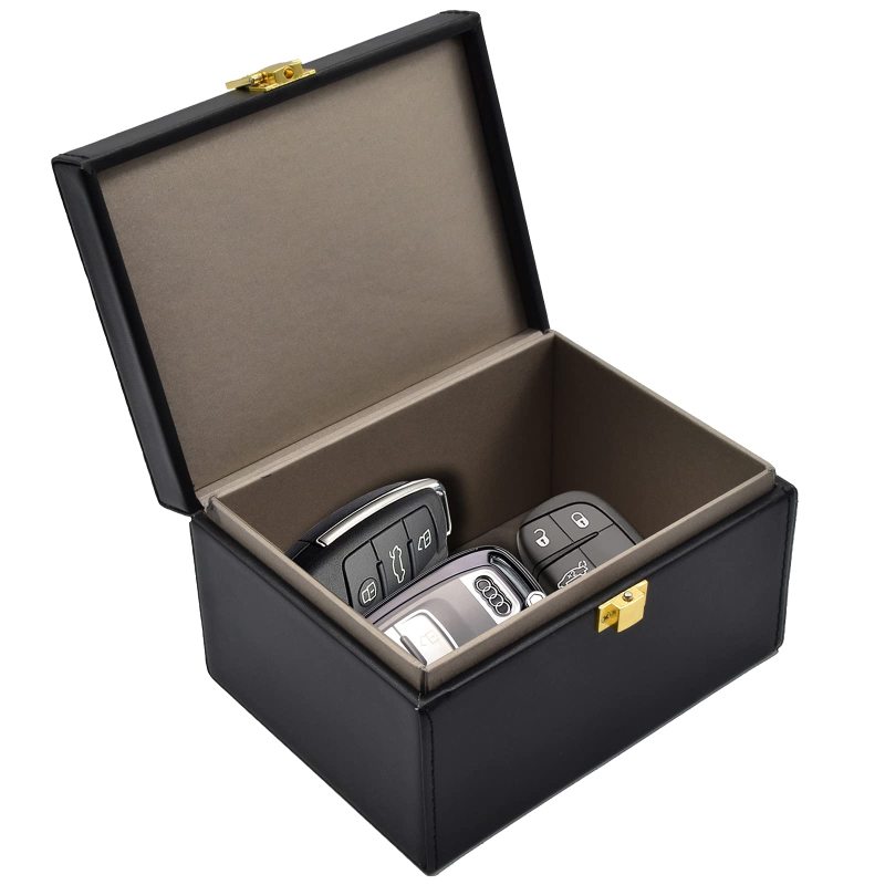 改briidea Faraday Box Key Fob Protector, RFID Signal Blocking Box, Faraday Box Signal Blocking Shielding Box for Car Key