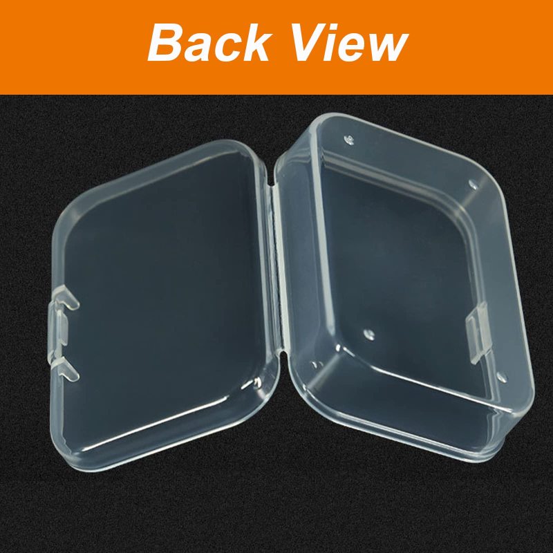 30 Pcs Small Containers Assorted Sizes Small Plastic Containers with Lids Small Mini Clear Plastic Beads Storage Containers Box with Hinged Lid for Storaging Tiny Items (Mixed30P)