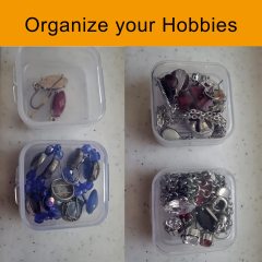 改Wotermly 30 Pcs Small Containers Assorted Sizes Small Plastic Containers with Lids Small Mini Clear Plastic Beads Storage Containers Box with Hinged Lid for Storaging Tiny Items (Mixed30P)