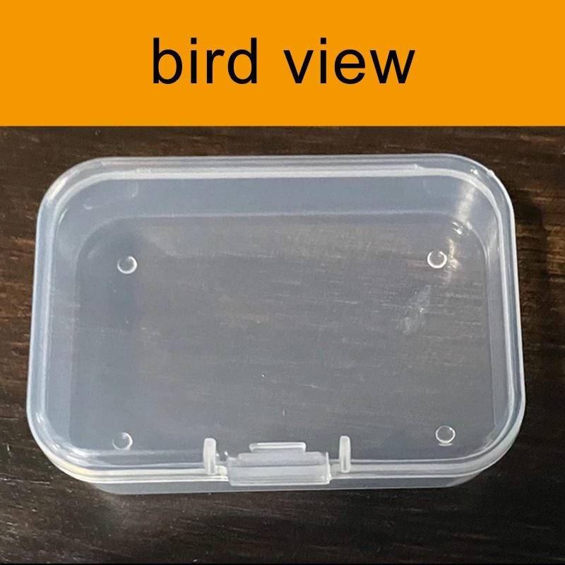 30 Pcs Small Containers Assorted Sizes Small Plastic Containers with Lids Small Mini Clear Plastic Beads Storage Containers Box with Hinged Lid for Storaging Tiny Items (Mixed30P)