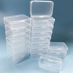 改Wotermly 30 Pcs Small Containers Assorted Sizes Small Plastic Containers with Lids Small Mini Clear Plastic Beads Storage Containers Box with Hinged Lid for Storaging Tiny Items (Mixed30P)