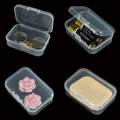 30 Pcs Small Containers Assorted Sizes Small Plastic Containers with Lids Small Mini Clear Plastic Beads Storage Containers Box with Hinged Lid for Storaging Tiny Items (Mixed30P)