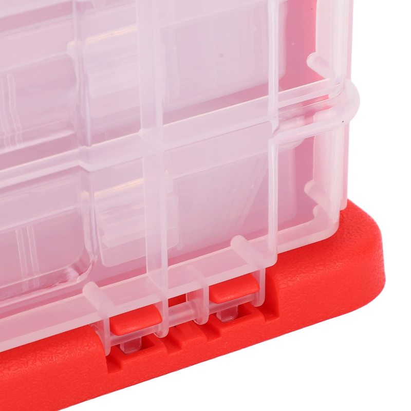 改Fishing Box 4 Layer Tackle Storage Container with Handle Multifunctional Portable 4 Layer for Containing Tools