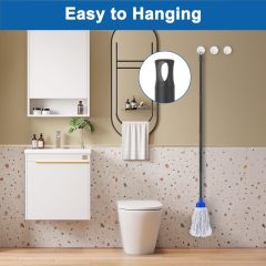 改KeFanta Mop for Floor Cleaning,2 Pcs Cotton String Wet Mops Replacement Head Refill Compatible with Microfiber Cloth Mop &amp; 0.8" Diameter Mop Handle(1 Handle &amp; 2 Mop Heads)
