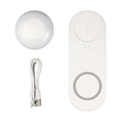 Ambient Night Light Lantern table lamp with Wireless Charging Dot Samrtphone Charger