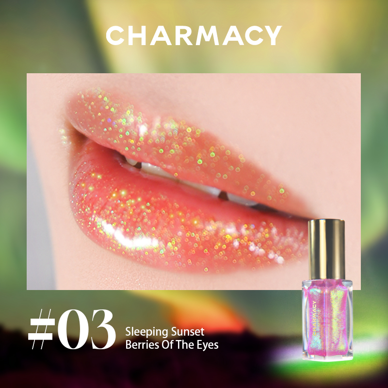 CHARMACY Chameleon Lipgloss High Pigment Shimmer Moisturizing Lip Makeup